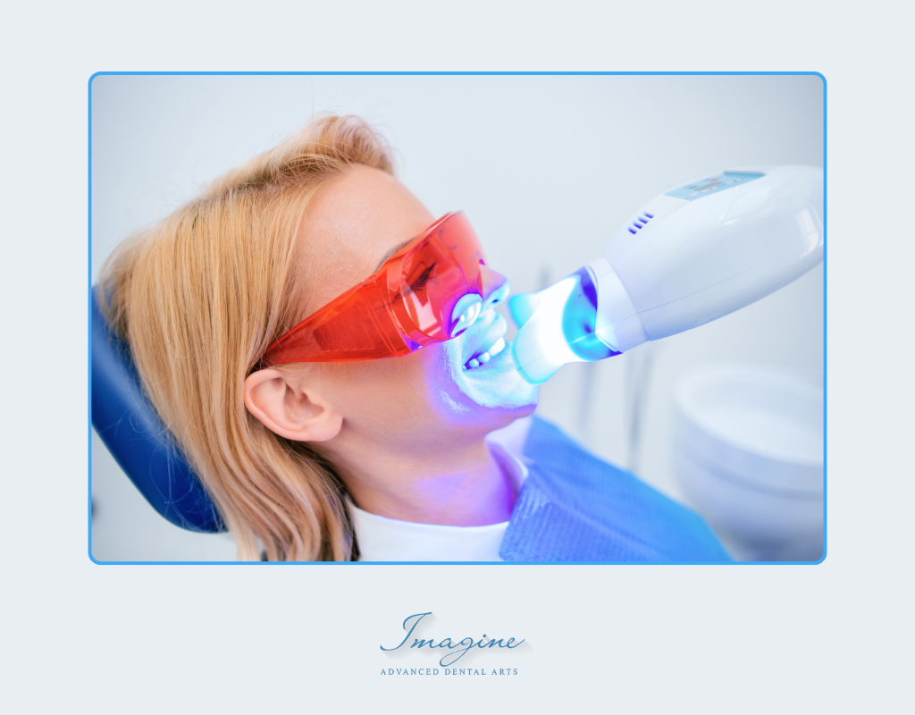 In-office Zoom! teeth whitening procedure
