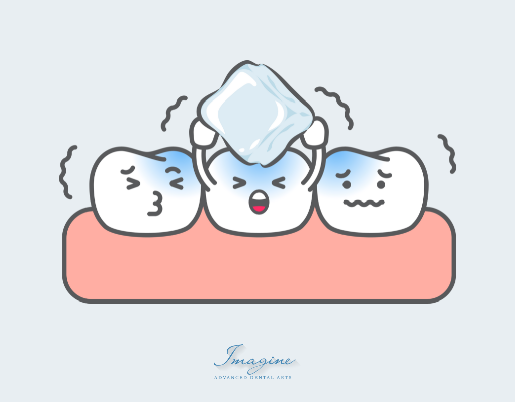 Managing teeth whitening sensitivity