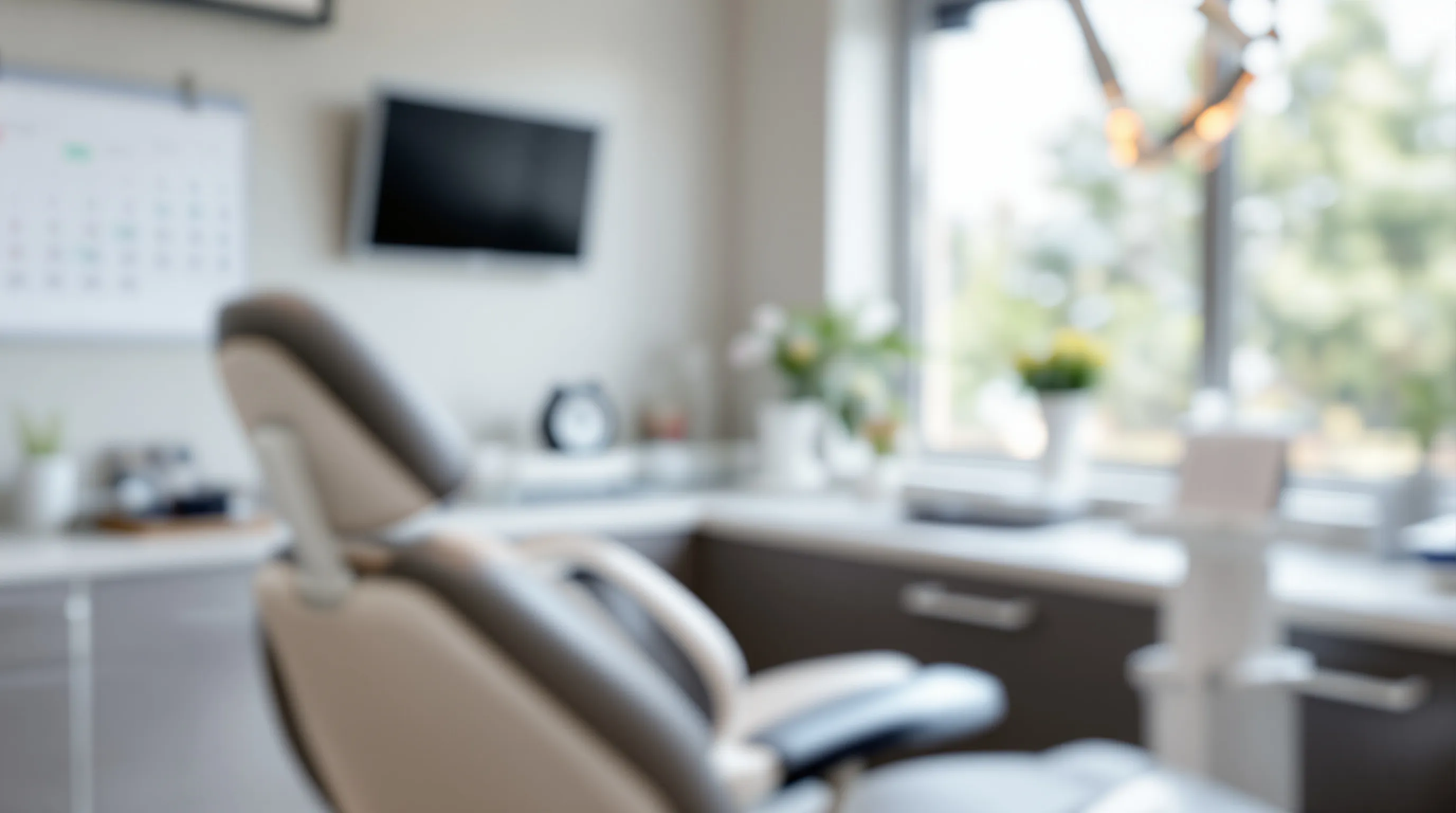 Close-up editorial photo of a cosmetic dentist