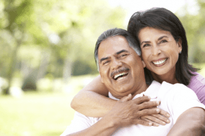 smiling couple-latino